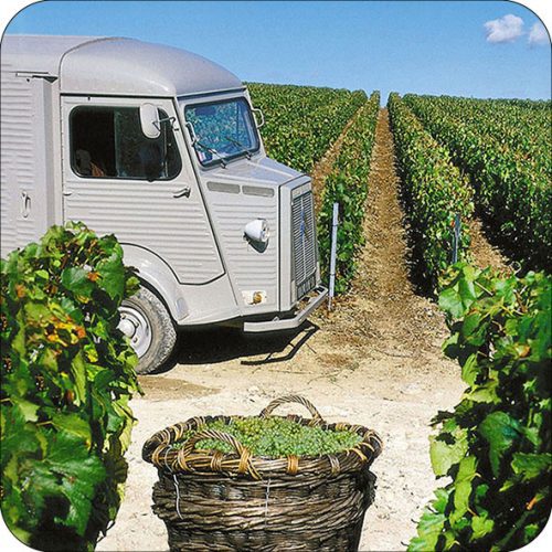 Magnet Vendanges en Champagne, Côte des Blancs