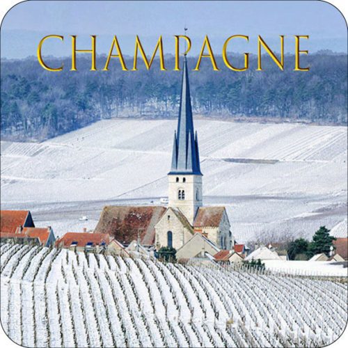 Magnet Champagne Chamery en hiver