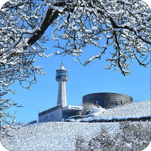 Magnet Phare de Verzenay en hiver