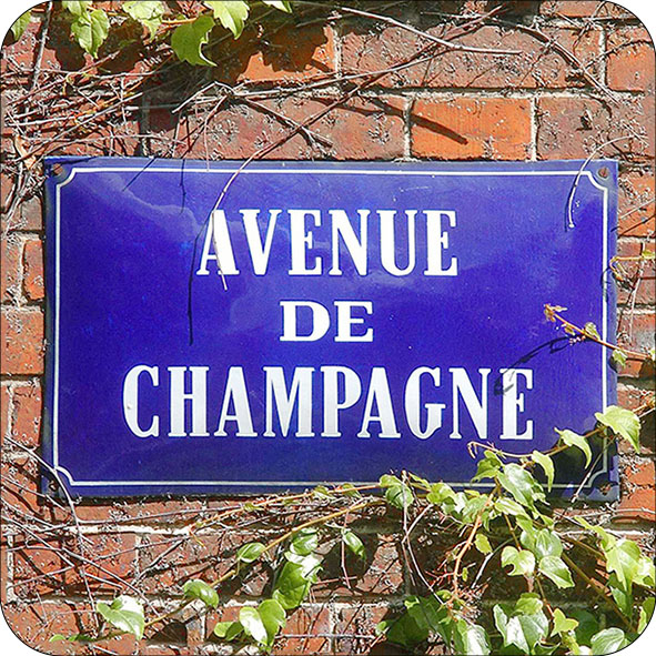 Magnet Plaque Avenue de Champagne Epernay.
