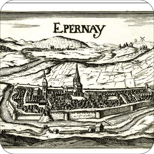 Magnet Epernay, gravure de Nicolas Tassin en 1631